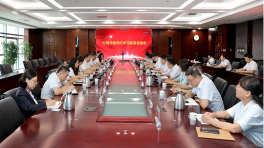中国化学天辰公司党委召开党纪学习教育总结会