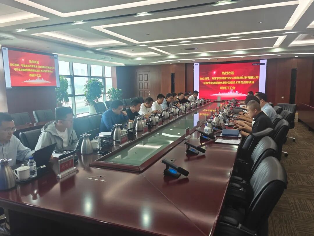 Kick-off Meeting Held for the Design of Demonstration Project on Green Ammonia and Alcohol Production from Renewable Energy, Inner Mongolia Baofeng Coal-based New Materials Co., Ltd