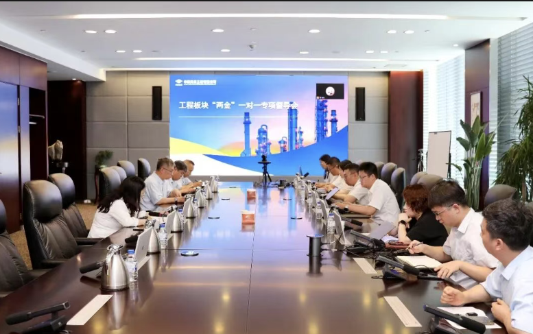 中国化学天辰公司召开“两金”压控重点项目“一对一”专项督导会