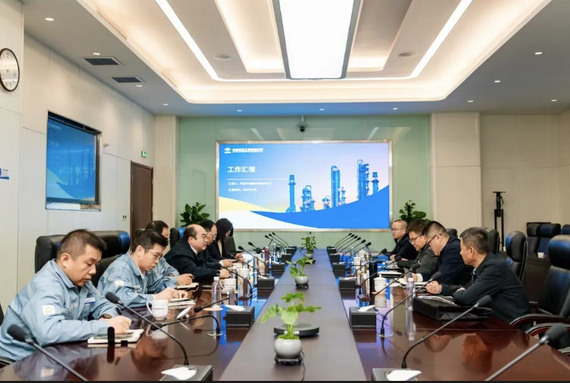 集团公司党委常委、副总经理梁军湘到中国化学天辰齐翔公司调研指导工作