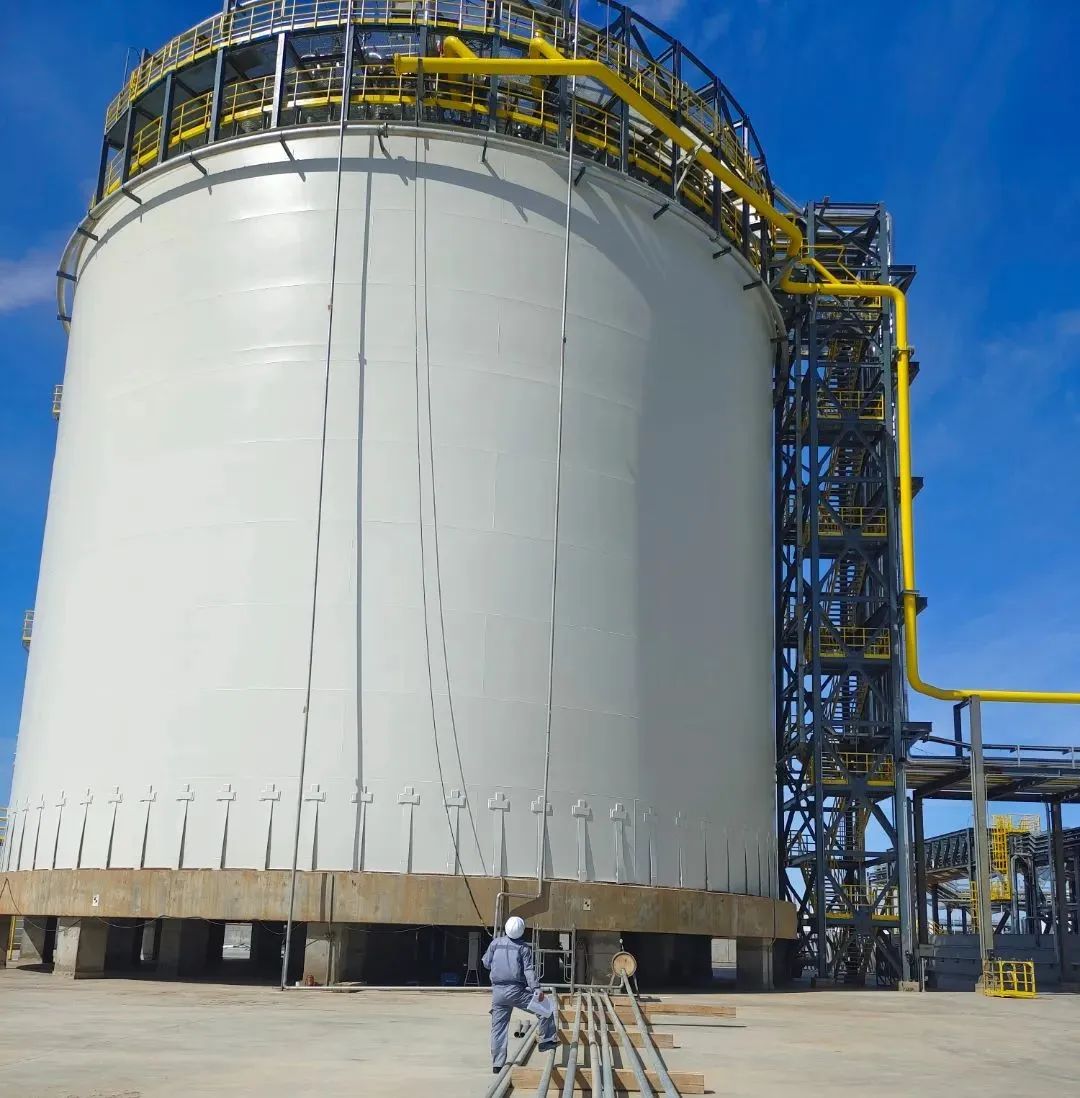 TCC Kazakhstan IPCI Project بنجاح بدء تشغيل وحدة التبريد المسبق لخزان البروبيلين المبرد في وقت واحد