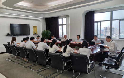 天辰公司赵光明一行赴环境与基础设施事业部党支部开展年中党建考核