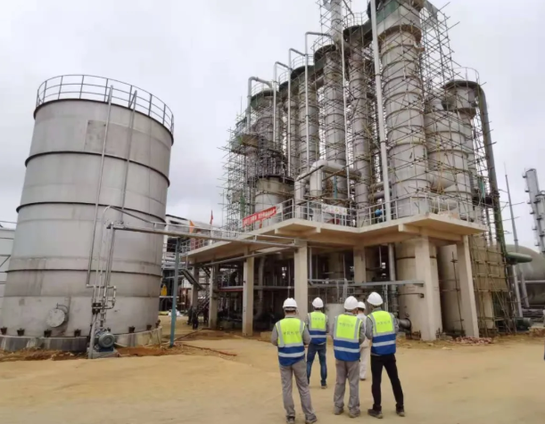 TCC Guangxi COFCO Biyokütle Enerji Teknolojisi Dönüşümü EPC Projesinin Buharlaştırma Bölümü başarılı bir beslemeye sahiptir.